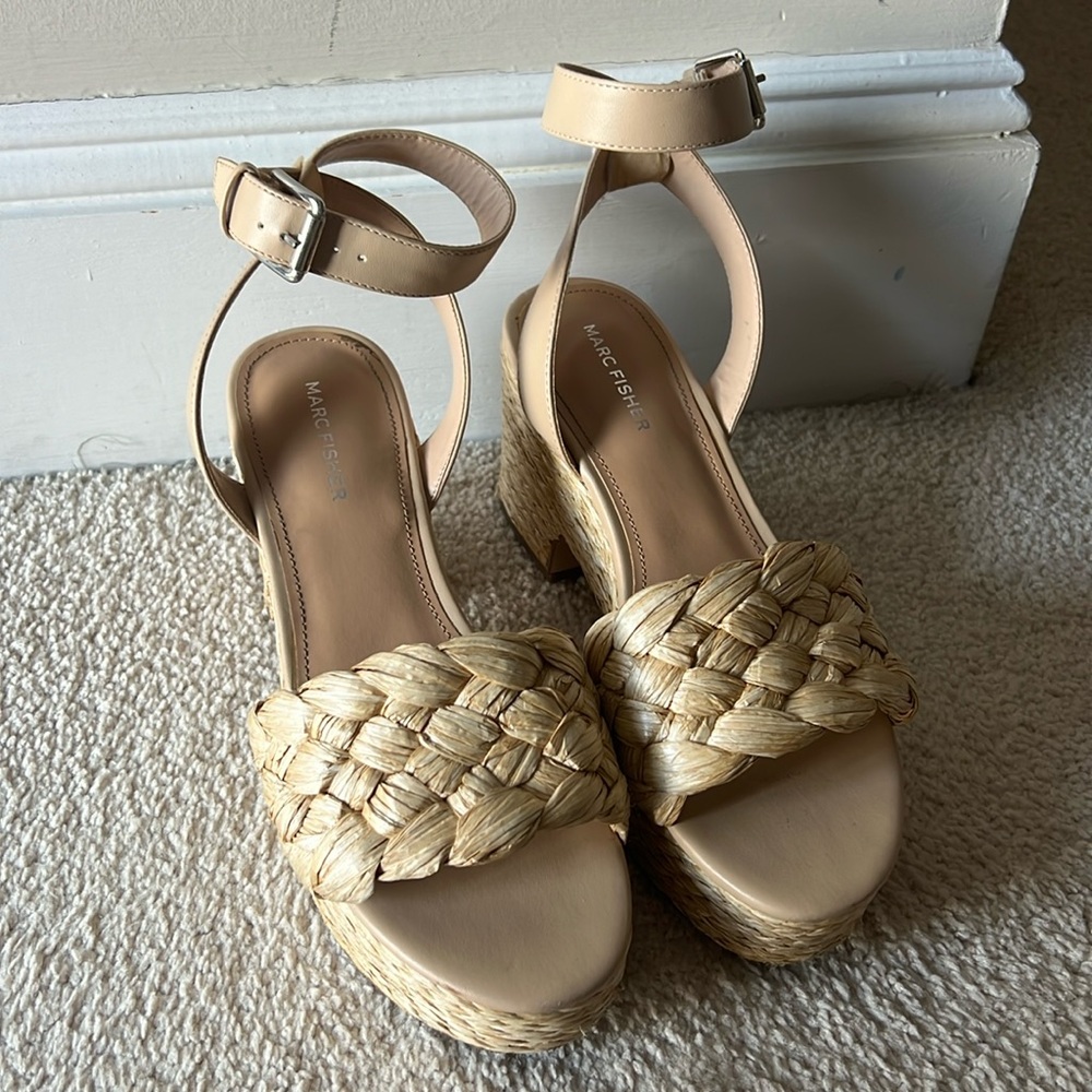 Marc Fisher Platform Espadrille Sandals